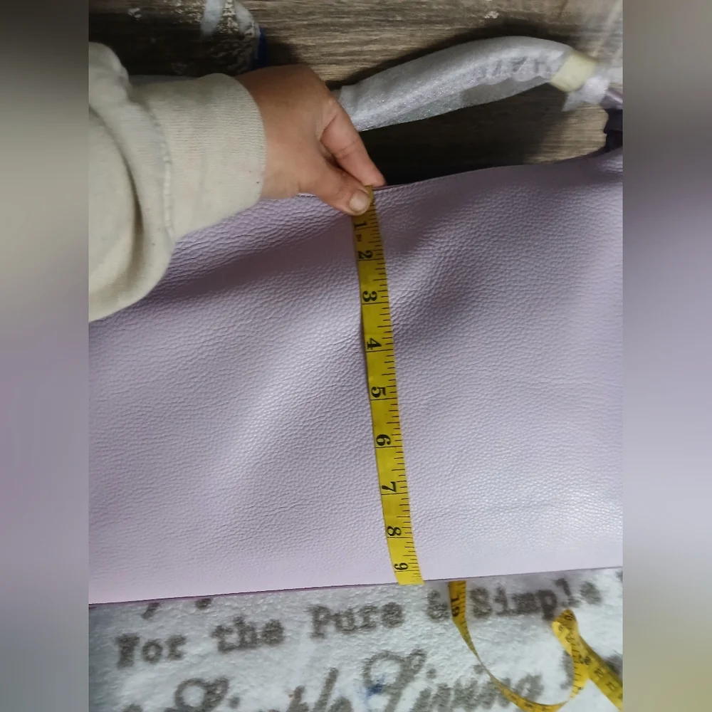 Lavender Leather VEra Bradley Handbag - Picture 2 of 10